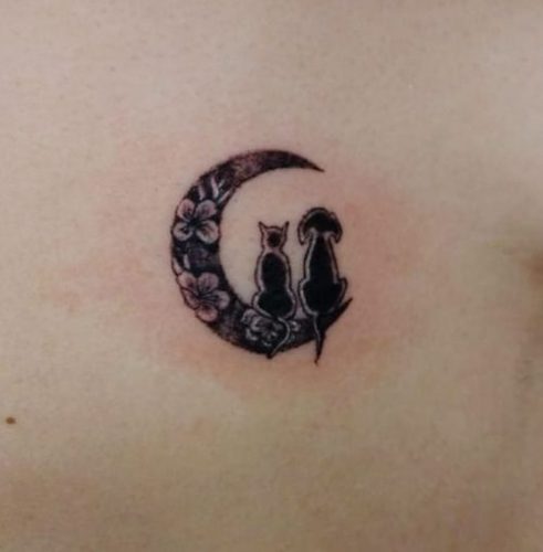 22 Cat and Dog Tattoo Ideas