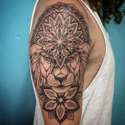 21 Shoulder Lion Tattoo: Showcase Power and Beauty