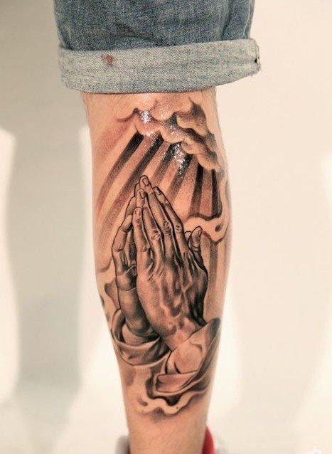 Praying Hands Tattoo Ideas : Rosary, Realism, Shoulder, Chest, Neck, Back and More