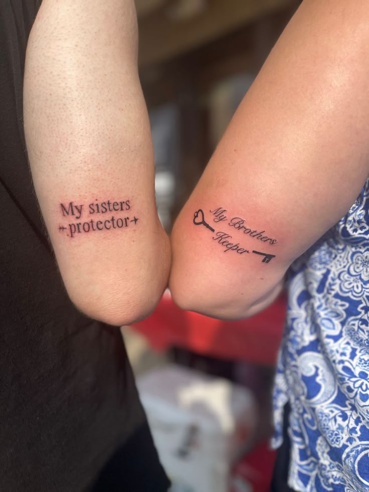 29 Brother Sister Tattoo Ideas : Matching, Funny, Minimalist & Meaningful Sibling Designs