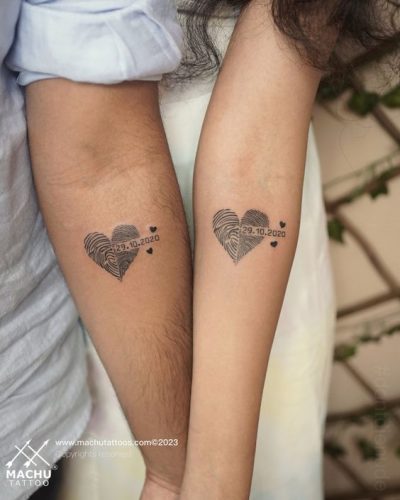 20 Unique Couple Tattoo Designs : Matching & Meaningful Ink Ideas for Every Pair