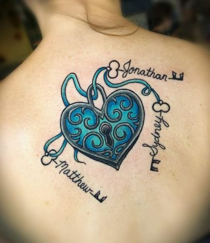 23 Sweetest Kids Name Tattoos Ideas for Women