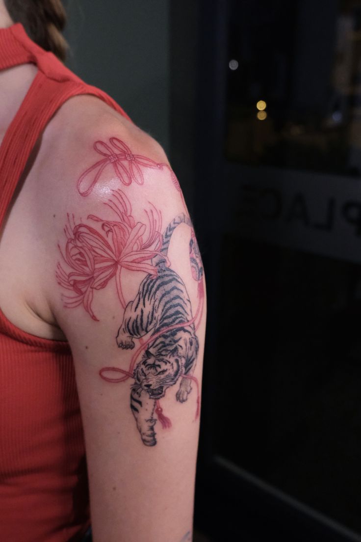 Japanese Tiger Tattoos Traditional Designs, Sleeves, Chest & Arm Ideas