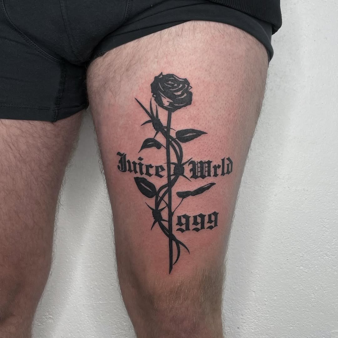 28 Juice WRLD Tattoo Ideas 999 Designs with Butterfly, Lyrics and Simple Matching Tattoo Inspiration