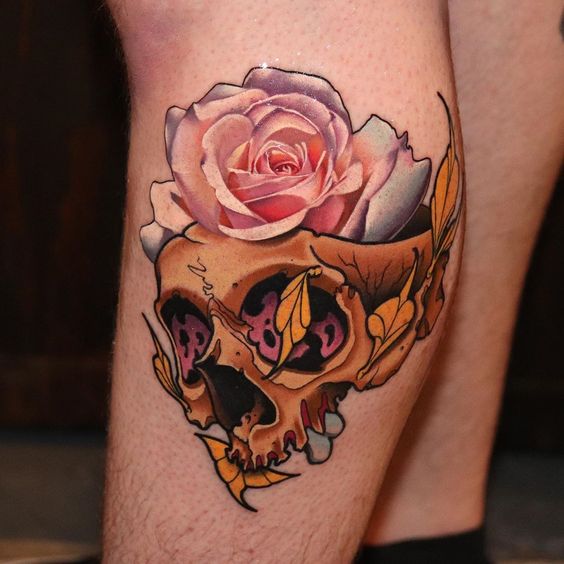 Explore 18 Realistic Skull Tattoos for Men & Women – Top Design Ideas & Stencil Art