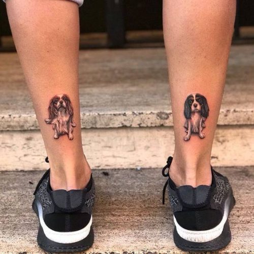 20 Dog Tattoo Ideas on Foot