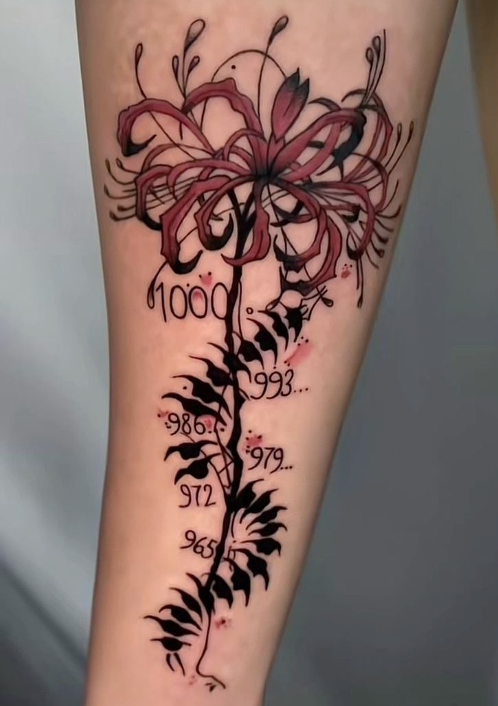 29 Tokyo Ghoul Tattoo Ideas Kaneki Designs, Juuzou Ink, Centipede Tattoos, & Spider Lily Florals