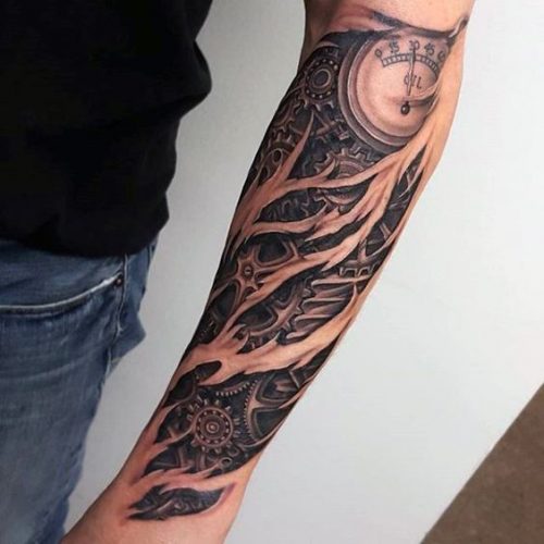 Explore 15 Stunning Gear Tattoo Designs for : Mechanical Mastery & Artistic Innovation