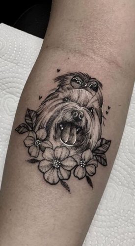 20 Small Dog Tattoo Ideas