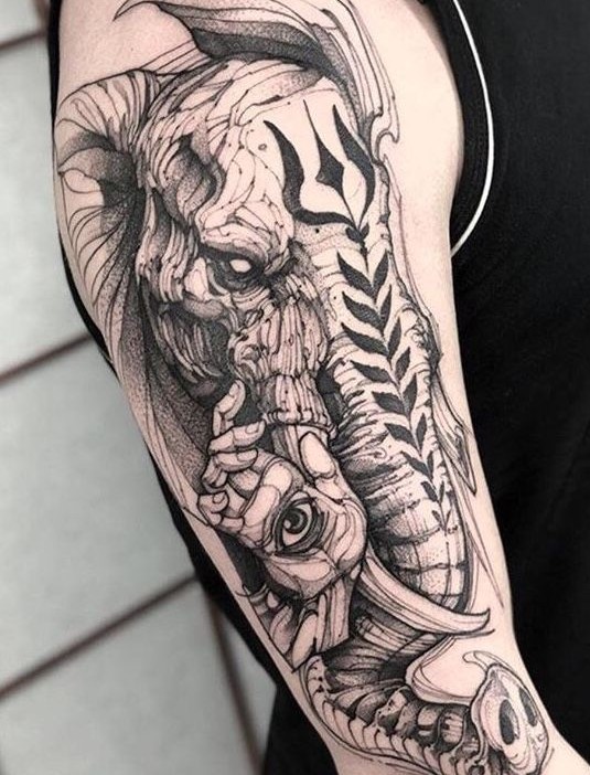 30 Stunning Elephant Tattoo Ideas for Realistic, Minimal, Mandala, Cute, Designs