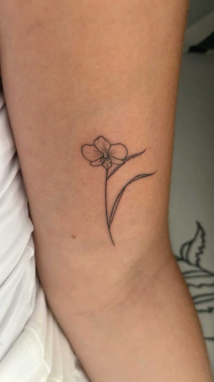 26 Orchid Tattoo Ideas for Minimalist, Colour, and Fine Line Designs