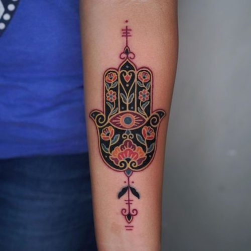 Discover 20 Unique Hamsa Hand Tattoo Designs for : Spiritual Symbols and Modern Art