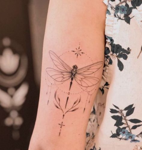Discover 24 Ideas Unique Dragonfly Tattoo Designs for