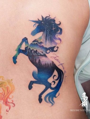 Explore 20 Enchanting Unicorn Tattoo Designs for : From Classic to Cosmic Creations