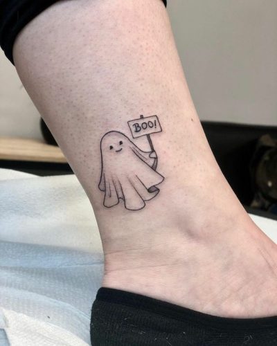 18 Adorable Ghost Tattoo Ideas for : Cute & Creative Designs for Every Style