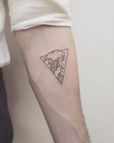 Embracing the Waves: 19 Simplistic Wave Tattoo Ideas for