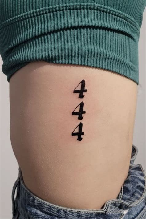 23 Ideas 444 Tattoo: Meaning, Style, and Stunning Design Inspiration