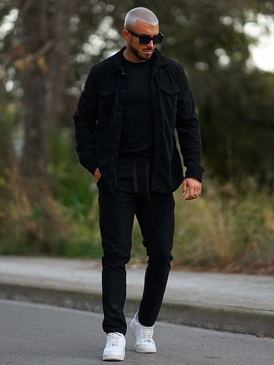 19 Black Fall Outfit Ideas for Men in : From Casual Streetwear to Sophisticated Urban Styles