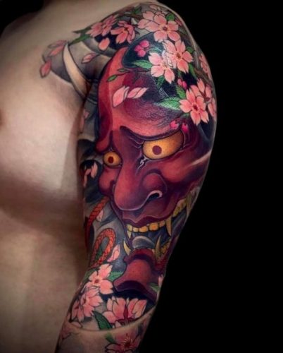 Explore 21 Samurai Mask Tattoo Ideas for : Discover Designs from Fierce to Floral