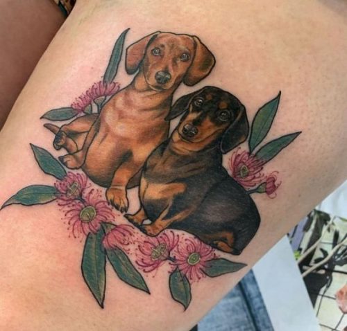 Explore 24 Unique Dachshund Tattoos – Perfect Blend of Style & Sentiment for