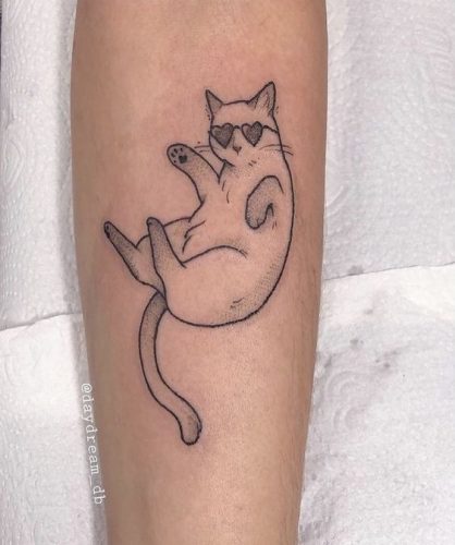 27 Small Cat Tattoo Ideas