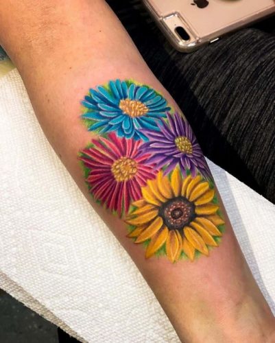 19 Bright Colorful Tattoo Ideas