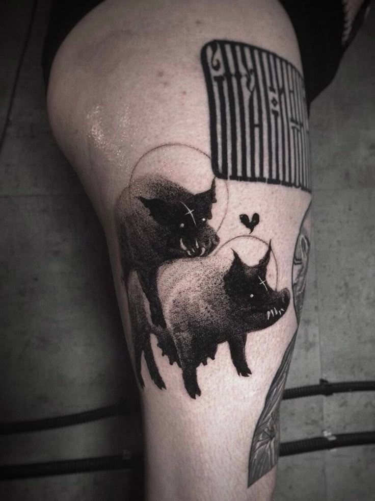 Dark Feminine Tattoos : Bold & Aesthetic Ideas for Women Thigh, Forearm, Leg Sleeve, Back, Ribs & More