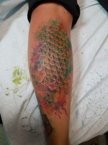 Enchanting Mermaid Scales Tattoos : Top 15 Design Ideas for Ocean-Inspired Ink