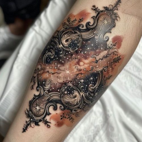 Discover the Best Galaxy Tattoo Designs for : Inspirational Ideas for Cosmic Body Art