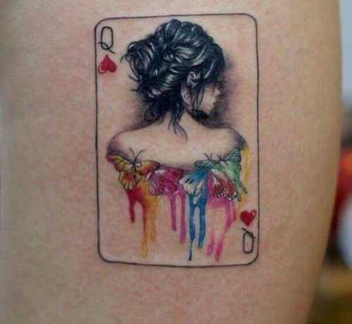 15 Queen of Hearts Tattoo Ideas: Royal Designs for Passionate Souls