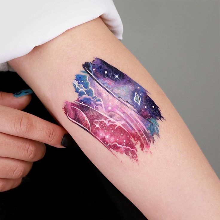 27 Galaxy Tattoo Ideas with Sleeve Designs, Black and Grey, and Cosmic Color Concepts