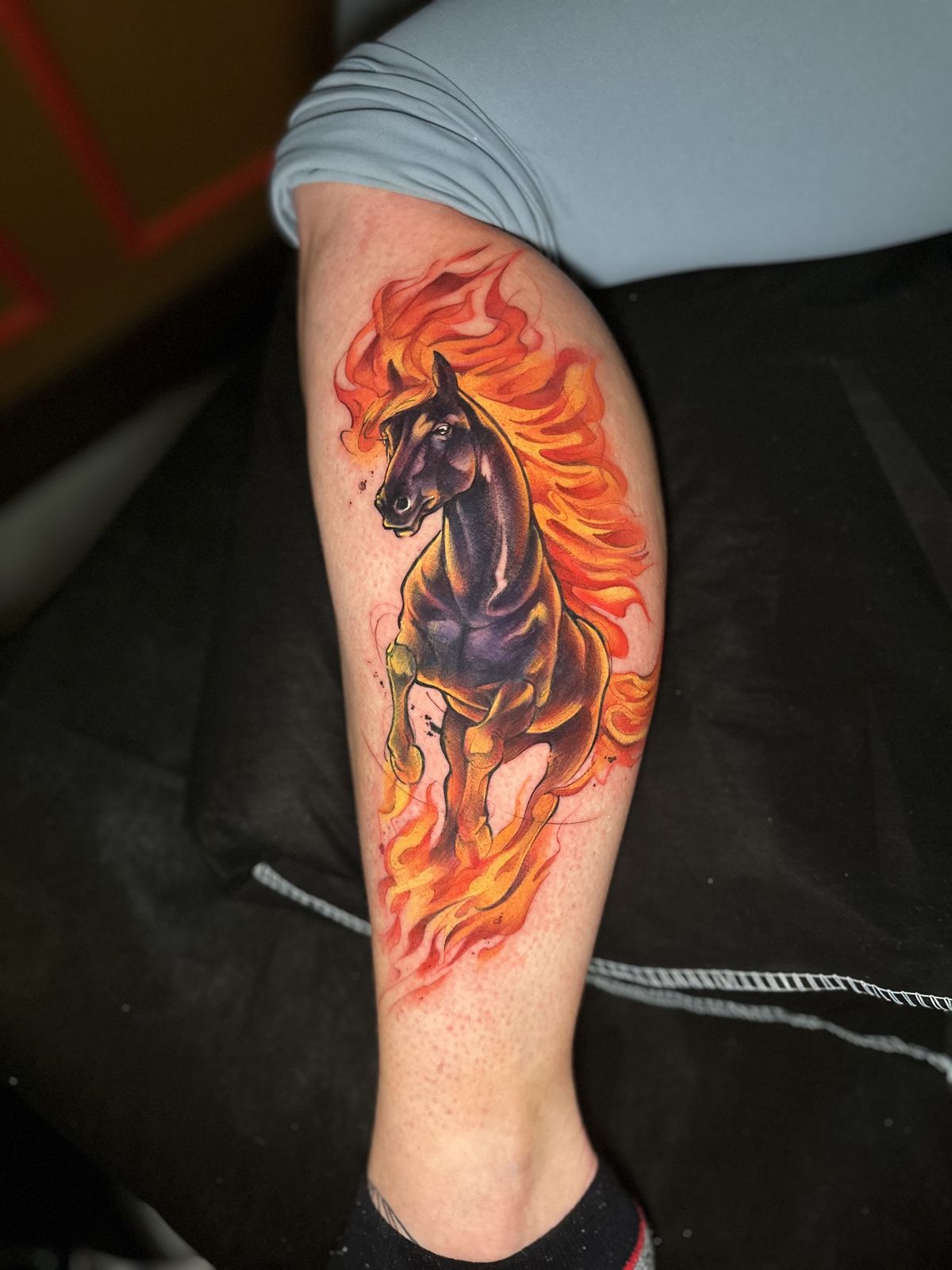 Horse Tattoo 25 Ideas for Men & Women Wild Mustangs, Minimalist Designs, Fine Line Art