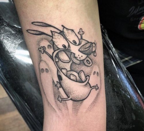 18 Courage the Cowardly Dog Tattoo Ideas