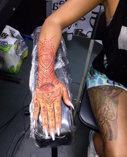 29 Colored Tattoo Ideas for Brown Skin Tones