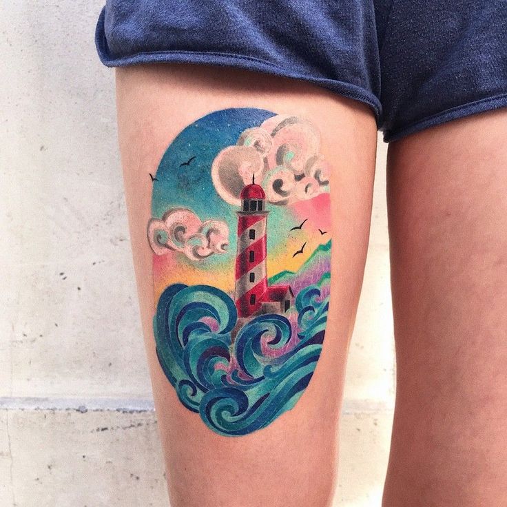 Check Out 29 Cool Lighthouse Tattoo Ideas for