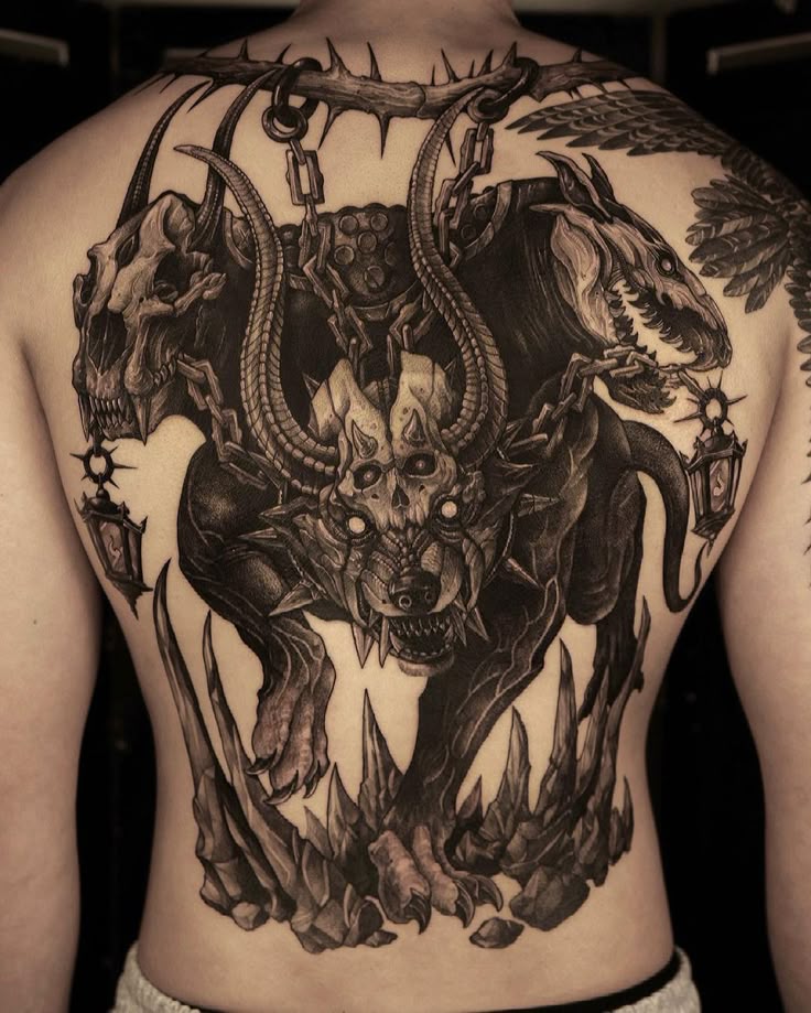 27 Cerberus Tattoo Ideas with Greek Mythology Designs for Chest, Shoulder, and Cute Styles