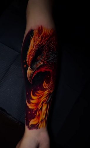20 Rising Phoenix Tattoo Ideas