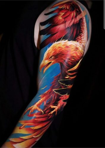 20 Rising Phoenix Tattoo Ideas