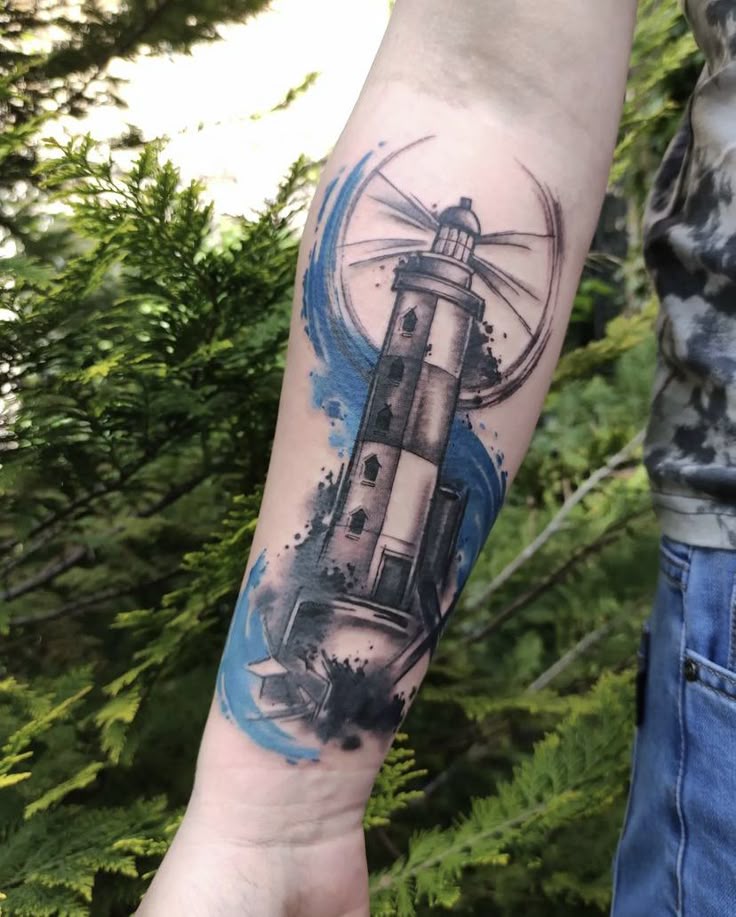 Check Out 29 Cool Lighthouse Tattoo Ideas for