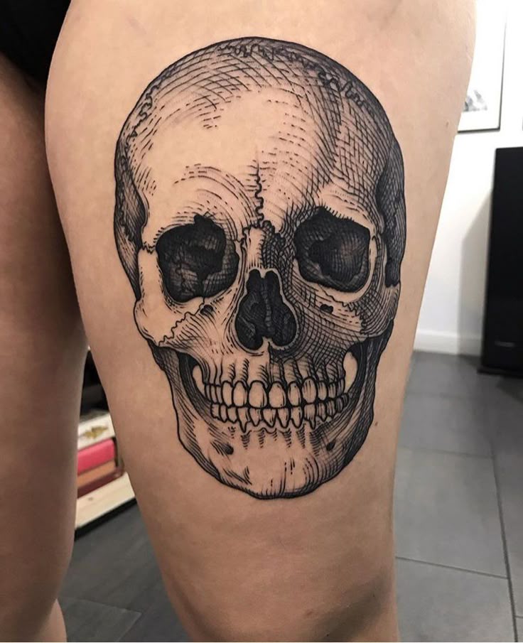 29 Skull Tattoos Ideas for Men and Women Unique, Traditional, Feminine, Dark & Mexican Skull Designs