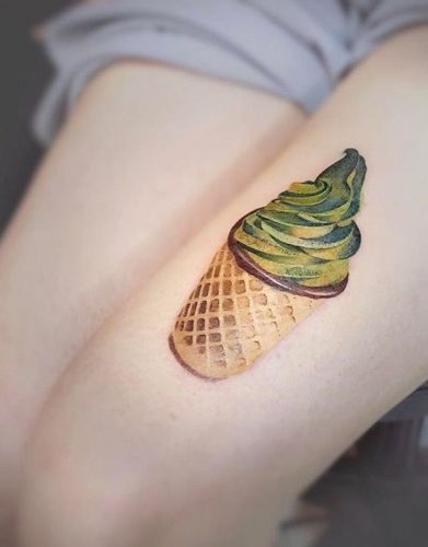 33 Bold Color Tattoo Ideas