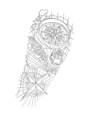 15 Stencil Tattoo Ideas for Men