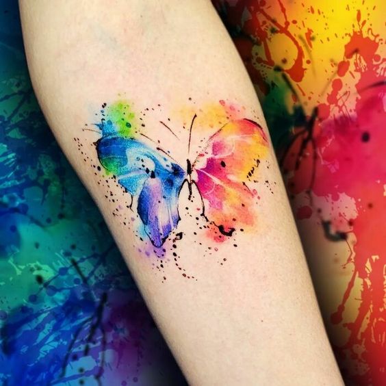 Explore 25 Unique Watercolor Butterfly Tattoo Ideas for : Stunning Designs for Women – Arm, Back, and Hand Styles