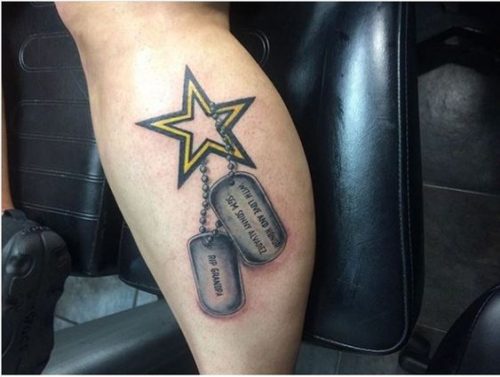 19 Dog Tag Tattoo Ideas