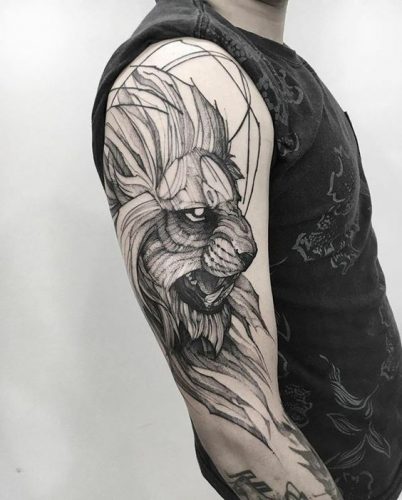 17 Lion Tattoo on Arm: Symbolize Courage and Power