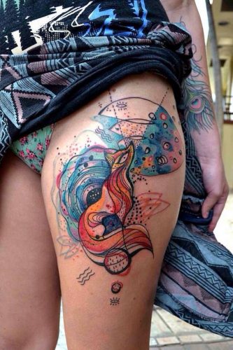 19 Hip and Thigh Tattoo Ideas for Women