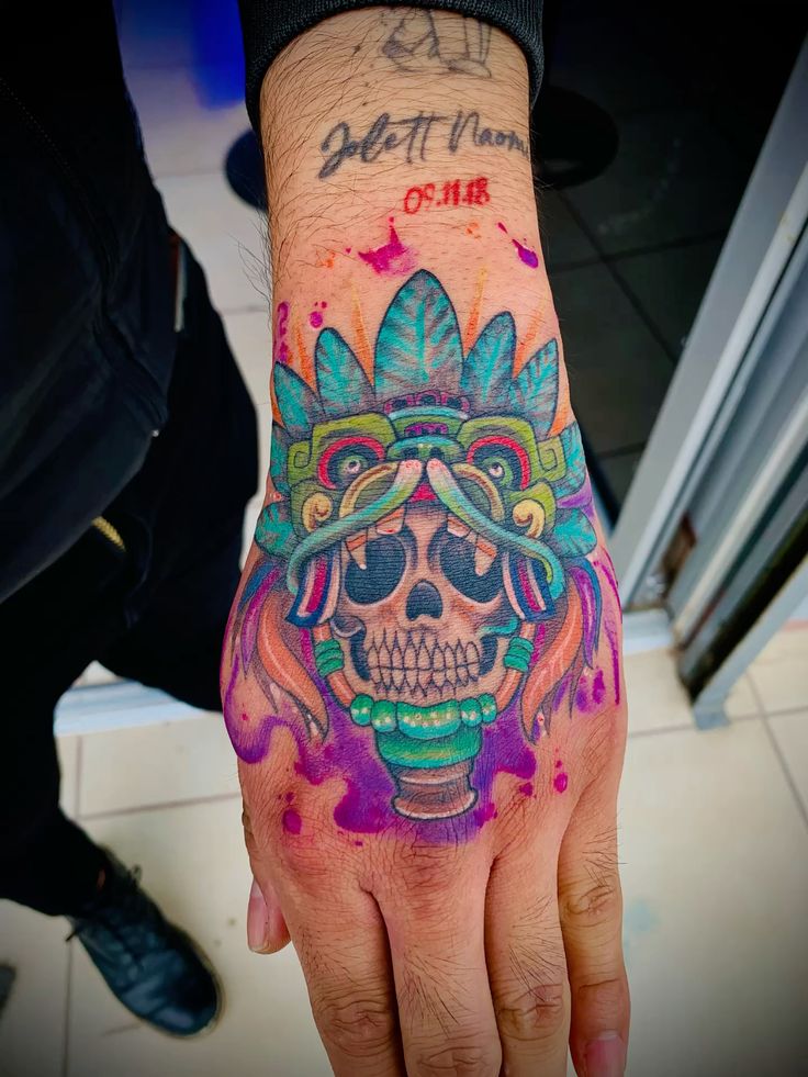 Aztec Tattoo 25 Ideas : Mexican Art Traditional Designs For Men and Women