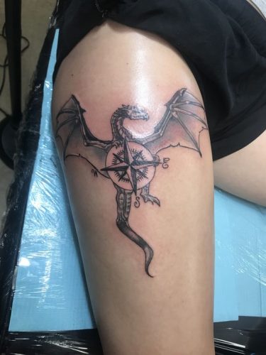 29 Fierce Dragon Tattoo Ideas for Women