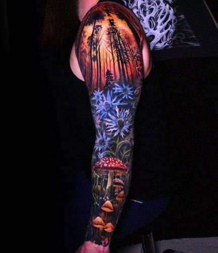 16 Full Color Tattoo Sleeve Ideas