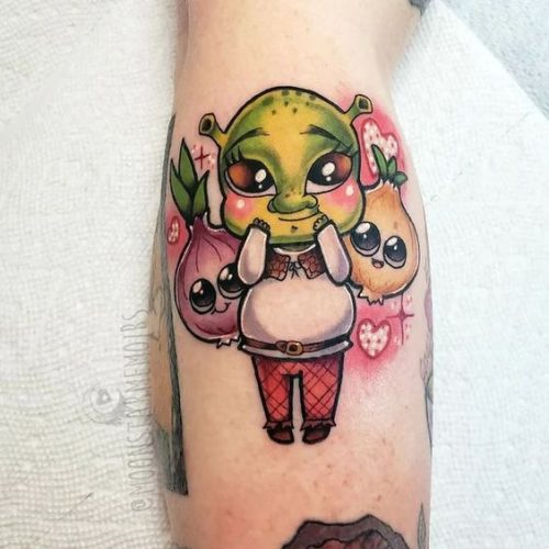 Explore 17 Creative Shrek Tattoo Ideas in : Inspirations from Fairytales to Modern Art